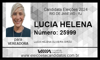 Candidato LUCIA HELENA 2024 - RIO DE JANEIRO - Eleições