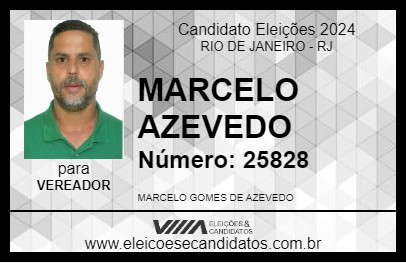 Candidato MARCELO AZEVEDO 2024 - RIO DE JANEIRO - Eleições