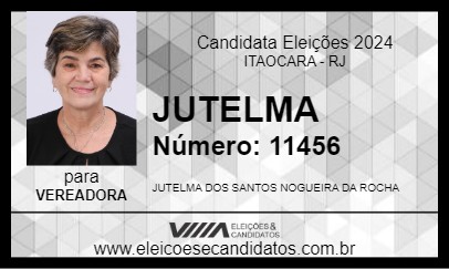 Candidato JUTELMA 2024 - ITAOCARA - Eleições