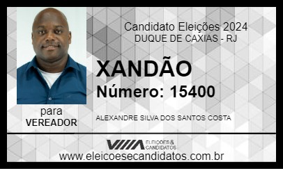 Candidato XANDÃO 2024 - DUQUE DE CAXIAS - Eleições