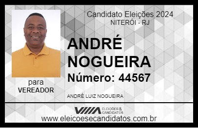 Candidato ANDRÉ NOGUEIRA 2024 - NITERÓI - Eleições