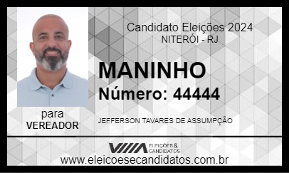 Candidato MANINHO 2024 - NITERÓI - Eleições