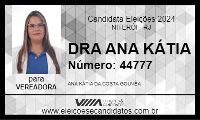 Candidato DRA ANA KÁTIA 2024 - NITERÓI - Eleições