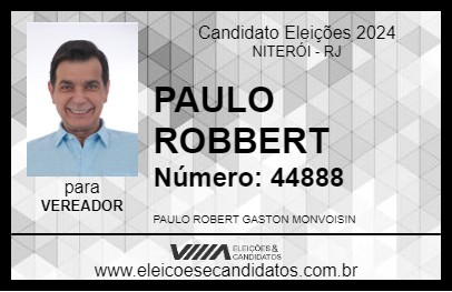 Candidato PAULO ROBBERT 2024 - NITERÓI - Eleições