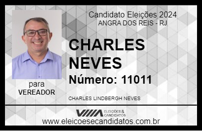 Candidato CHARLES NEVES 2024 - ANGRA DOS REIS - Eleições