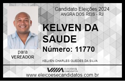 Candidato KELVEN DA SAUDE 2024 - ANGRA DOS REIS - Eleições