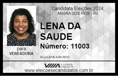 Candidato LENA DA SAUDE 2024 - ANGRA DOS REIS - Eleições