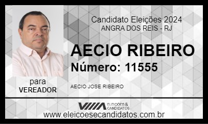 Candidato AECIO RIBEIRO 2024 - ANGRA DOS REIS - Eleições