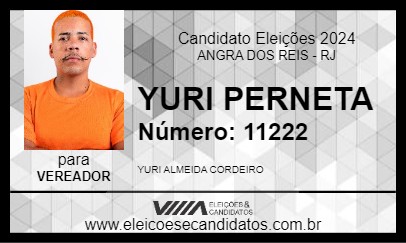 Candidato YURI PERNETA 2024 - ANGRA DOS REIS - Eleições