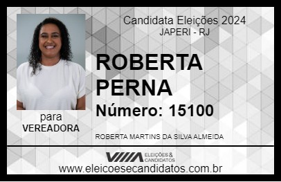 Candidato ROBERTA PERNA 2024 - JAPERI - Eleições