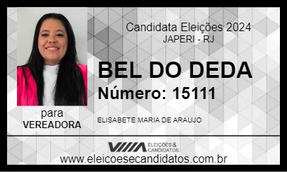 Candidato BEL DO DEDA 2024 - JAPERI - Eleições