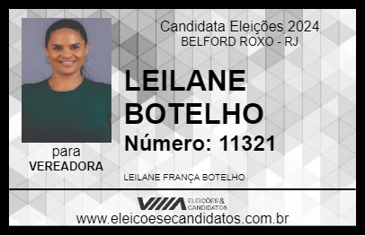 Candidato NANE MORENA 2024 - BELFORD ROXO - Eleições