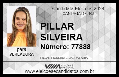 Candidato PILLAR SILVEIRA 2024 - CANTAGALO - Eleições