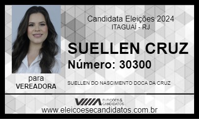 Candidato SUELLEN CRUZ 2024 - ITAGUAÍ - Eleições