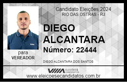 Candidato DIEGO ALCANTARA 2024 - RIO DAS OSTRAS - Eleições