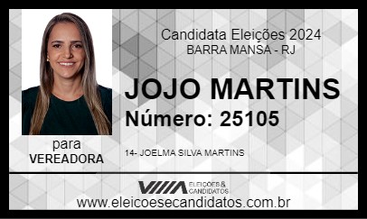 Candidato JOJO MARTINS 2024 - BARRA MANSA - Eleições