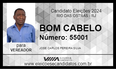 Candidato BOM CABELO 2024 - RIO DAS OSTRAS - Eleições