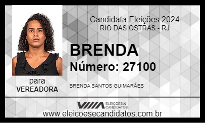 Candidato BRENDA 2024 - RIO DAS OSTRAS - Eleições