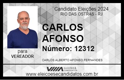 Candidato CARLOS AFONSO 2024 - RIO DAS OSTRAS - Eleições