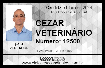 Candidato CEZAR VETERINÁRIO 2024 - RIO DAS OSTRAS - Eleições