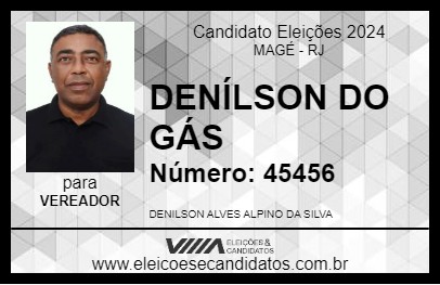 Candidato DENÍLSON DO GÁS 2024 - MAGÉ - Eleições