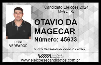 Candidato OTAVIO DA MAGECAR 2024 - MAGÉ - Eleições