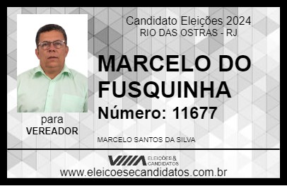 Candidato MARCELO DO FUSQUINHA 2024 - RIO DAS OSTRAS - Eleições