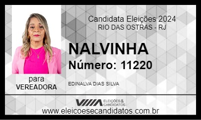 Candidato NALVINHA 2024 - RIO DAS OSTRAS - Eleições