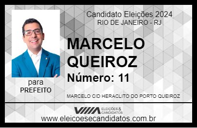 Candidato MARCELO QUEIROZ 2024 - RIO DE JANEIRO - Eleições