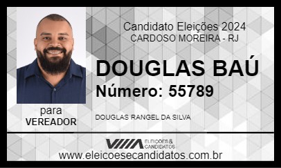 Candidato DOUGLAS BAÚ 2024 - CARDOSO MOREIRA - Eleições