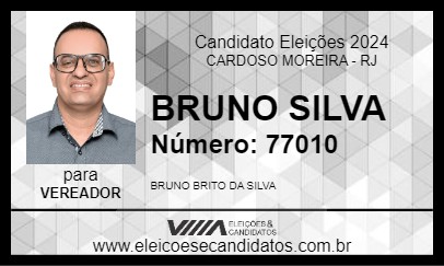 Candidato BRUNO SILVA 2024 - CARDOSO MOREIRA - Eleições