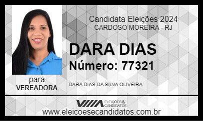 Candidato DARA DIAS 2024 - CARDOSO MOREIRA - Eleições