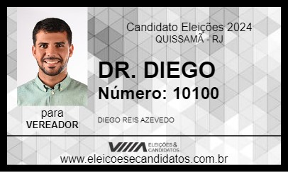 Candidato DR. DIEGO 2024 - QUISSAMÃ - Eleições