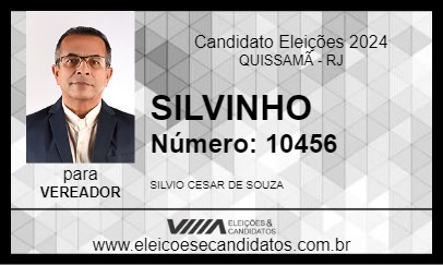 Candidato SILVINHO 2024 - QUISSAMÃ - Eleições