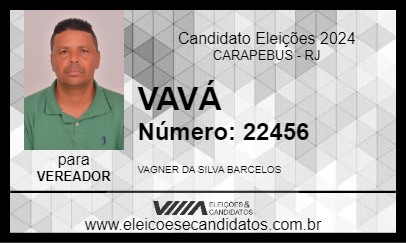 Candidato VAVÁ BARCELOS 2024 - CARAPEBUS - Eleições