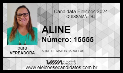 Candidato ALINE 2024 - QUISSAMÃ - Eleições