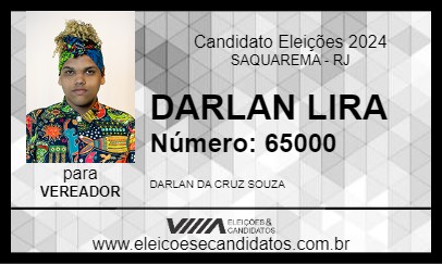 Candidato DARLAN LIRA 2024 - SAQUAREMA - Eleições