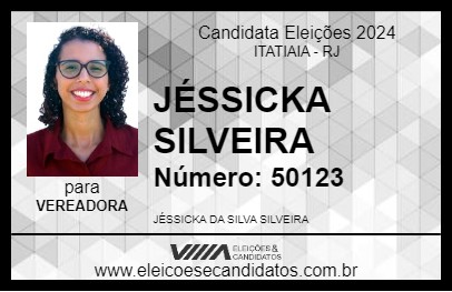 Candidato JÉSSICKA SILVEIRA 2024 - ITATIAIA - Eleições