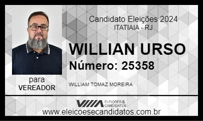 Candidato WILLIAN URSO 2024 - ITATIAIA - Eleições