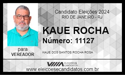 Candidato KAUE ROCHA 2024 - RIO DE JANEIRO - Eleições