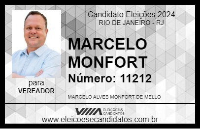 Candidato MARCELO MONFORT 2024 - RIO DE JANEIRO - Eleições