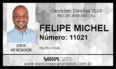 Candidato FELIPE MICHEL 2024 - RIO DE JANEIRO - Eleições