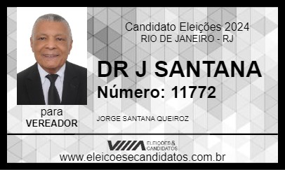 Candidato DR J SANTANA 2024 - RIO DE JANEIRO - Eleições