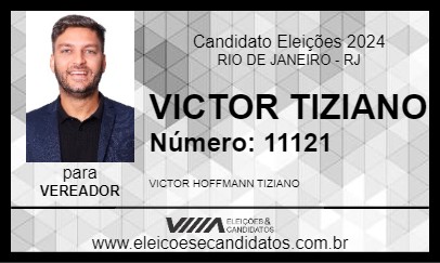 Candidato VICTOR TIZIANO 2024 - RIO DE JANEIRO - Eleições