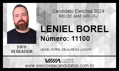 Candidato LENIEL BOREL 2024 - RIO DE JANEIRO - Eleições