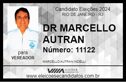 Candidato DR MARCELLO AUTRAN 2024 - RIO DE JANEIRO - Eleições