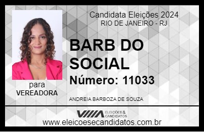 Candidato BARB DO SOCIAL 2024 - RIO DE JANEIRO - Eleições