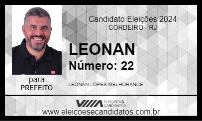 Candidato LEONAN 2024 - CORDEIRO - Eleições