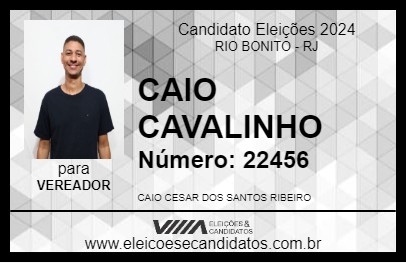 Candidato CAIO CAVALINHO 2024 - RIO BONITO - Eleições