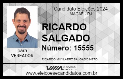 Candidato RICARDO SALGADO 2024 - MACAÉ - Eleições